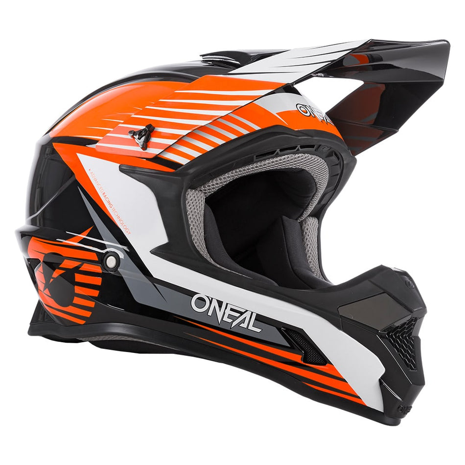 Casco Cross O'Neal 1SRS Stream Black/Orange