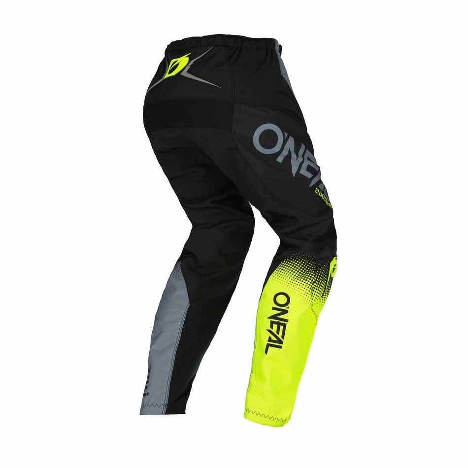 Pantalon Enduro Cross O'Neal Racewear Negro/Gris/Amarillo
