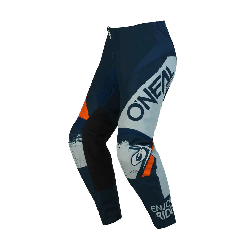 Pantalon Enduro/Motocross O'Neal Shocker Azul/Naranja