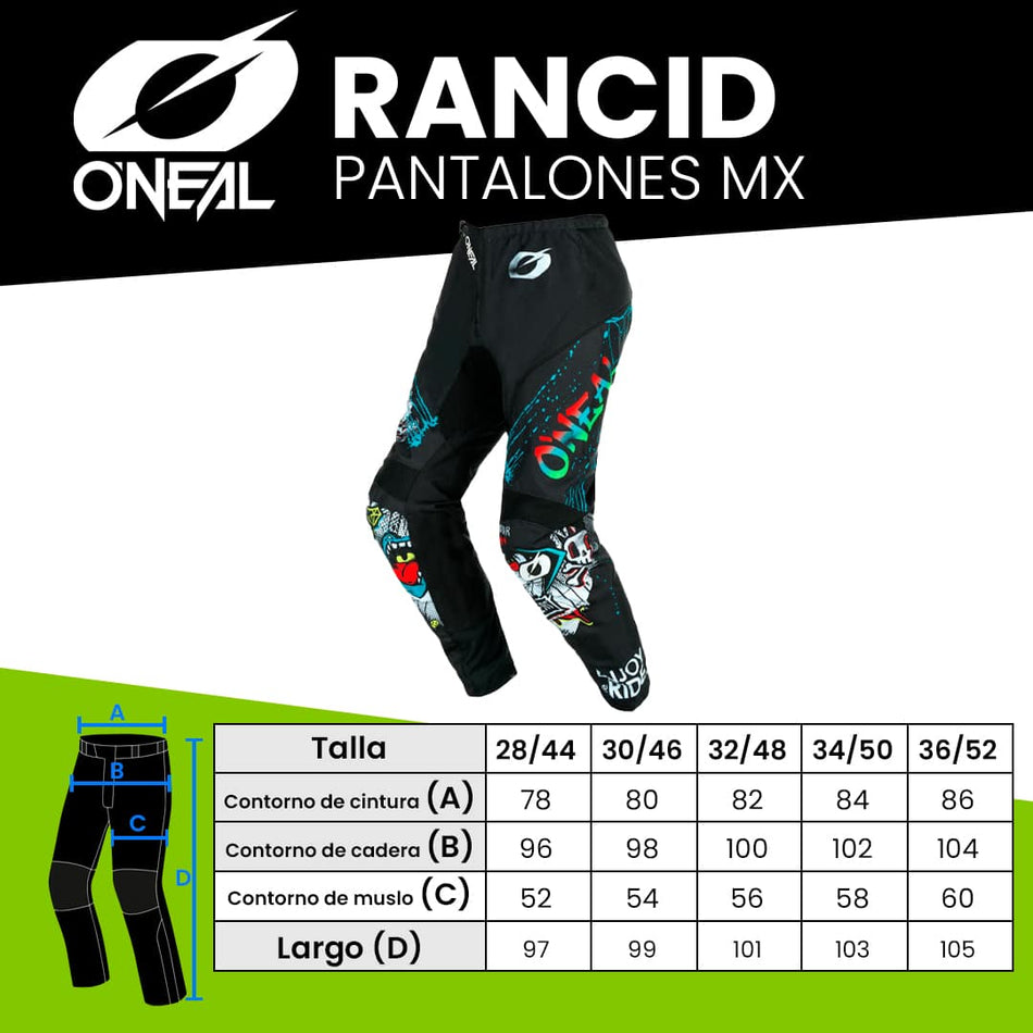 Pantalon Enduro/Motocross O'Neal Rancid