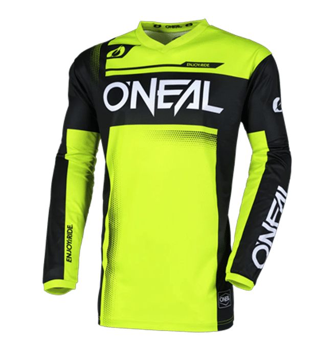 Jersey O'Neal Racewear Negro/AmarilloNeon