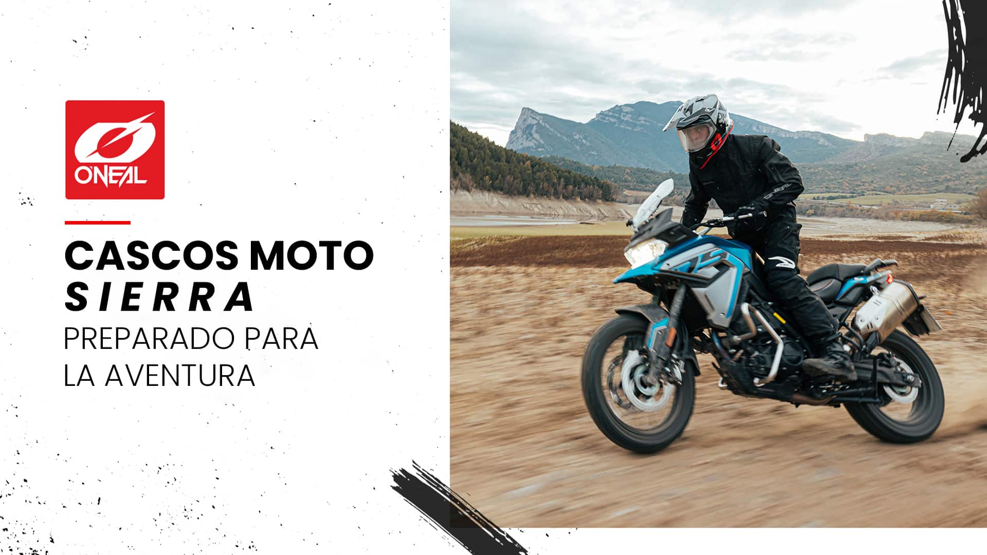 Banner Cascos de moto Oneal Sierra