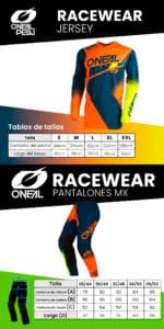 Conjunto Racewear Orange Blue Yellow