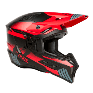 Casco Cross O’Neal 8SRS Black / Grey / Red