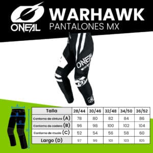 Pantalon Moto Endurocross Warhawk Oneal