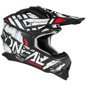 Casco O'Neal 2SRS Glitch Black/White/Red